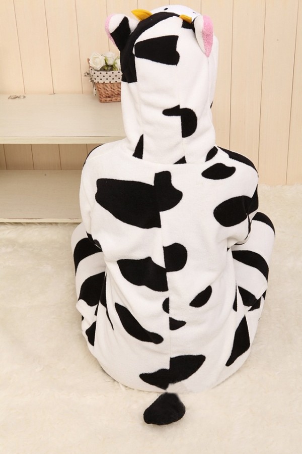 Mascot Costumes Kigurumi Cuddly Cow Pajamas Costume - Click Image to Close